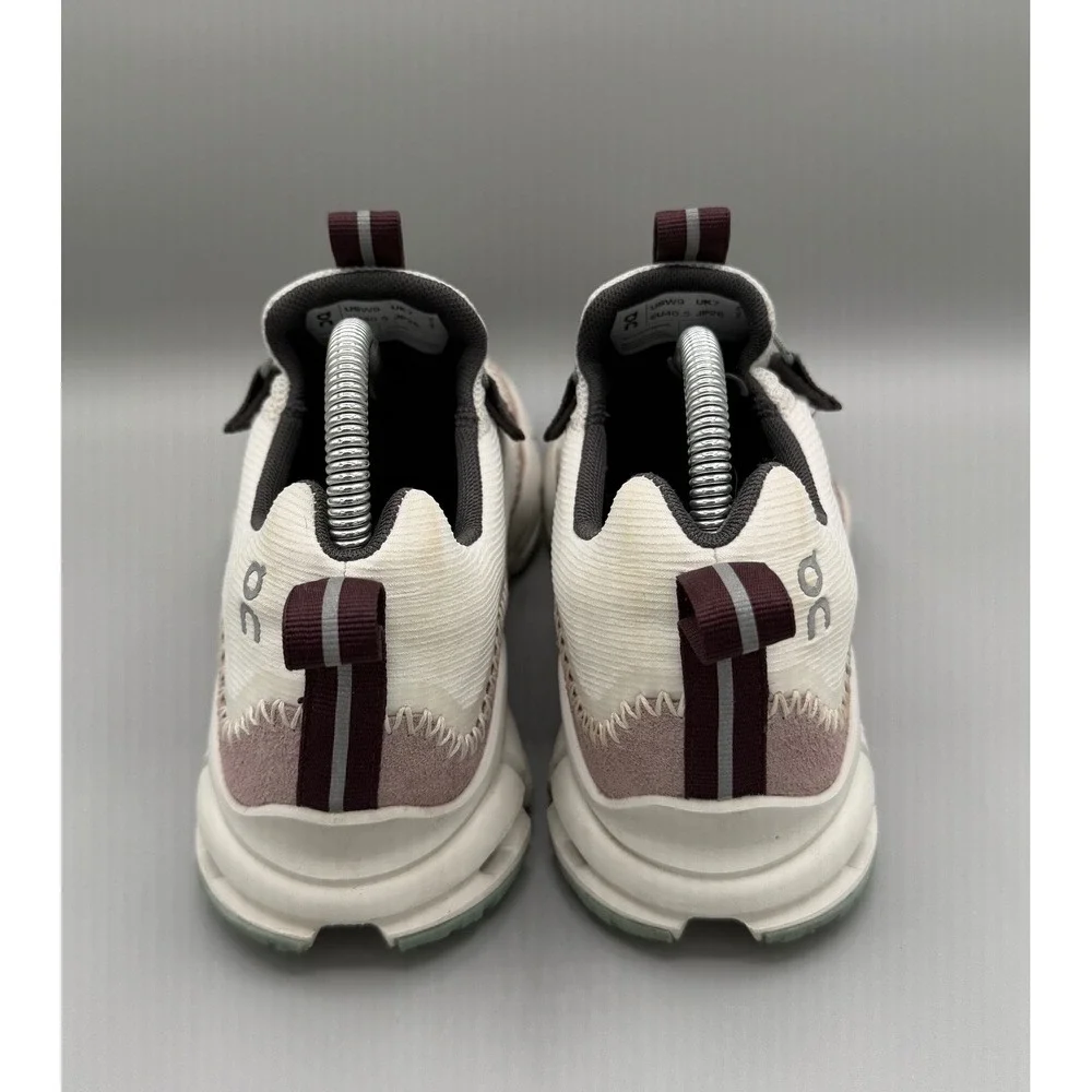 On Cloudaway Ice Moss Women‎ Running Comfort Shoes White Burgundy Green Size 9