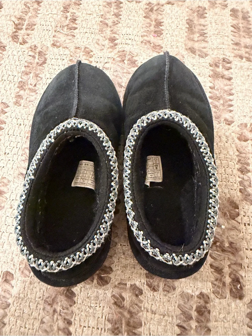 UGG black suede