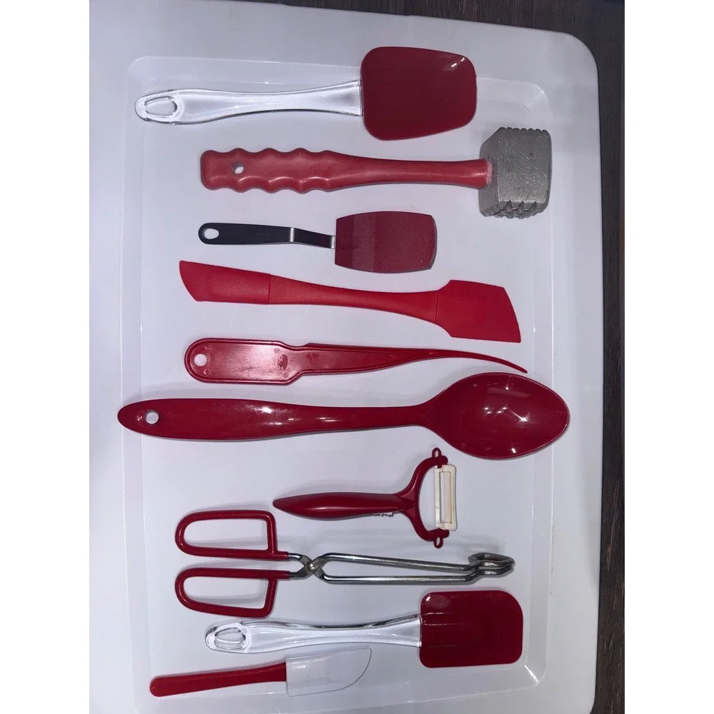 Red Kitchen Utensil Bundle