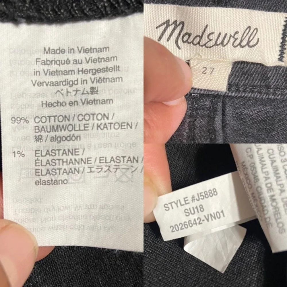 Madewell stretch denim