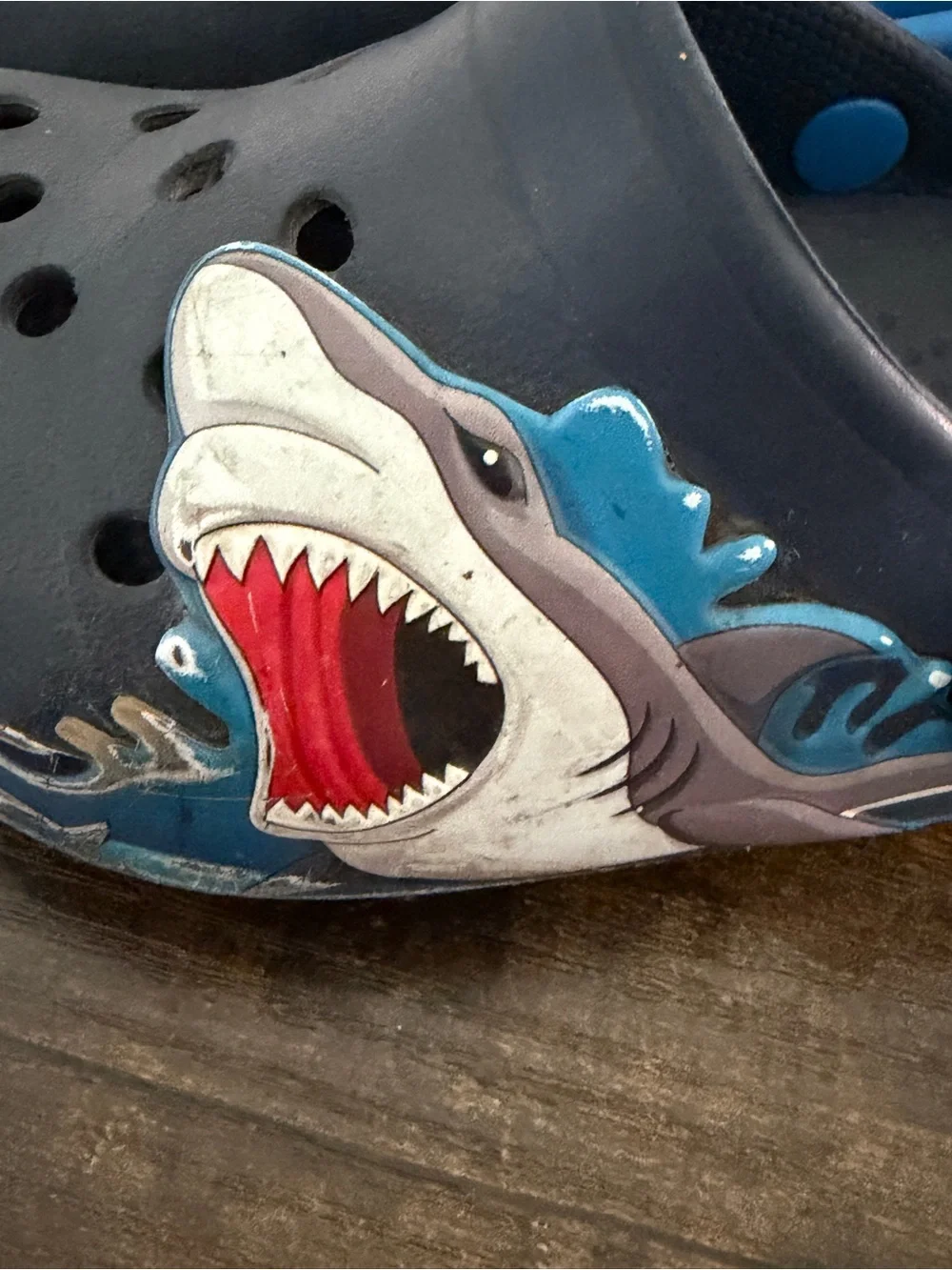 CROCS shark themed