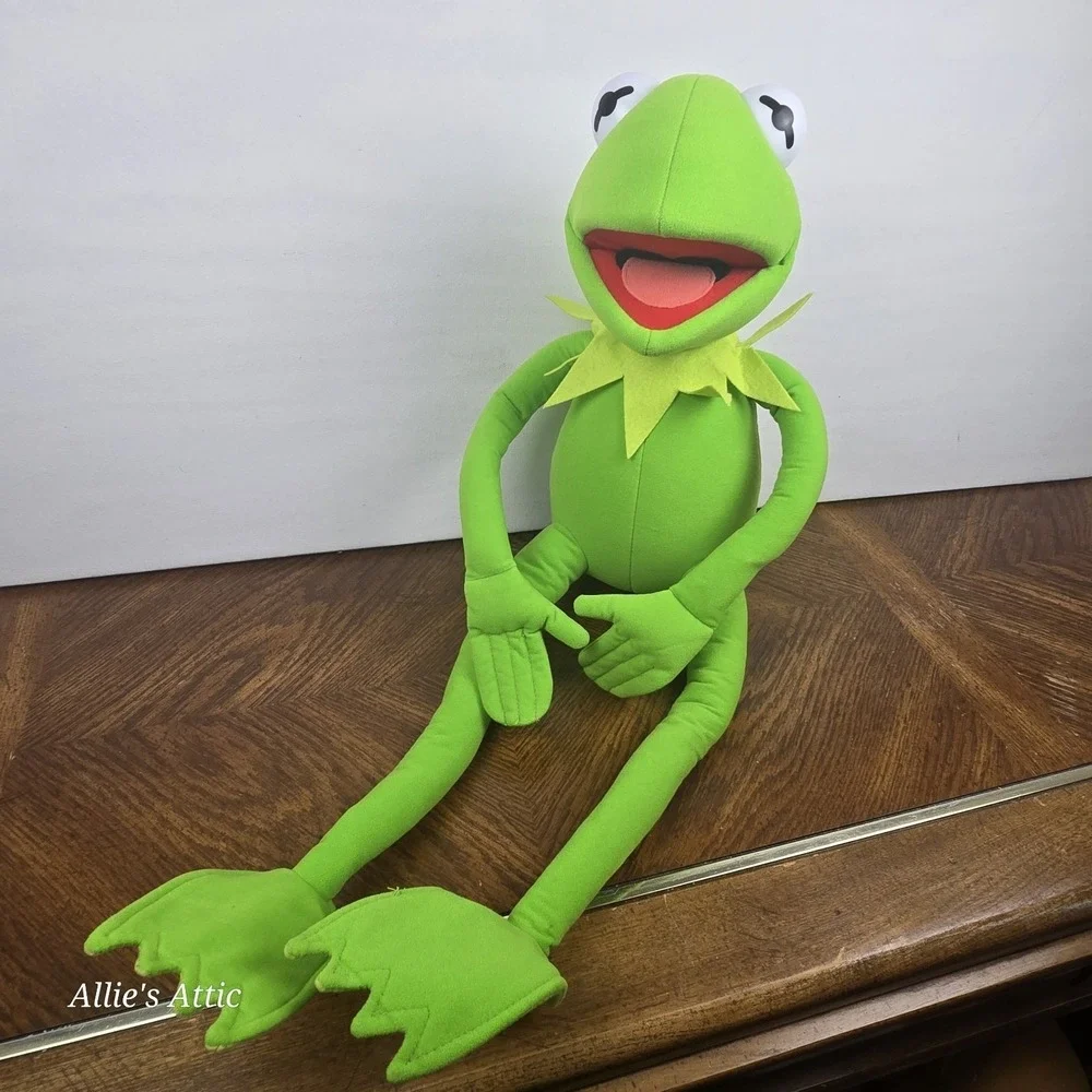 Kermit The Frog Posable Plush Muppets Large Stuffed Animal Toy Vintage Nanco 17