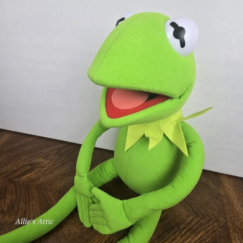 Kermit The Frog Posable Plush Muppets Large Stuffed Animal Toy Vintage Nanco 17