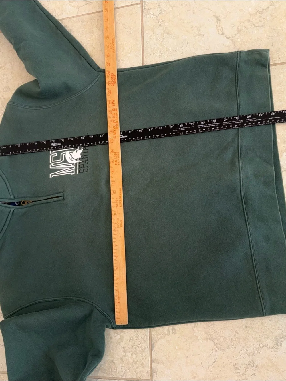 Jansport Dark Green MSU Spartans Half-Zip Pullover