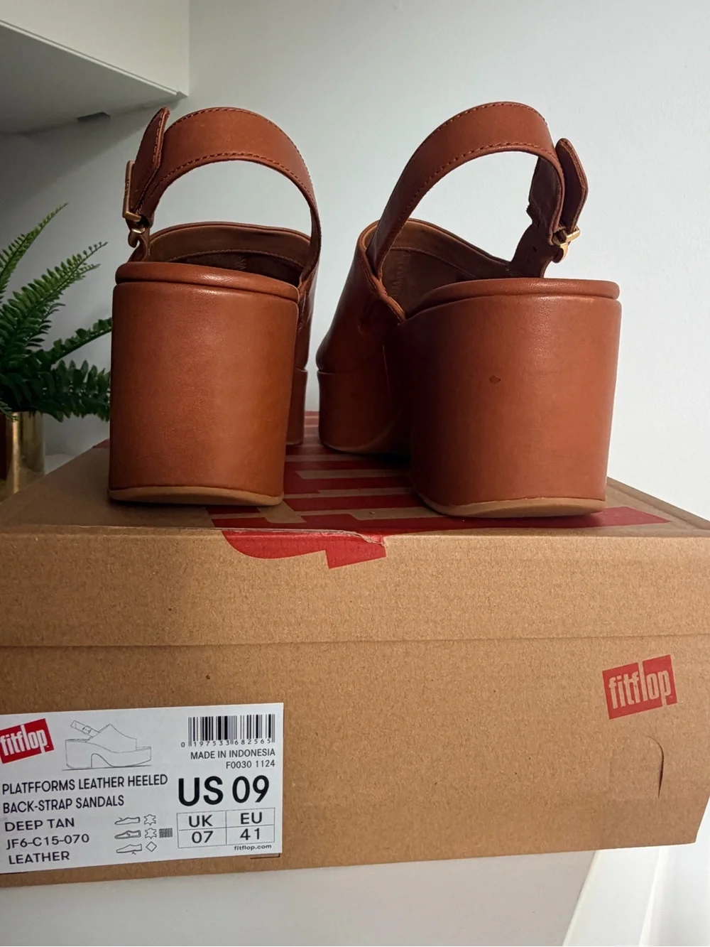 Fitflop platfforms leather