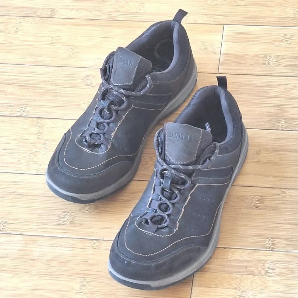 Eastland Mens Elliott Walking Oxfords Brown Lace Up Dad Athletic Comfort Shoe 10