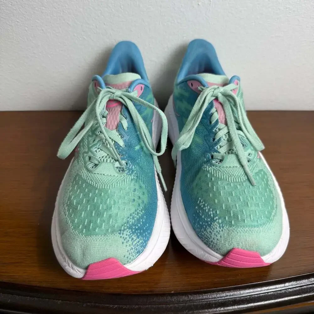 Hoka Mach 6 Jadeite/Alpine Blue Women's Running Shoes US Size 8.5B