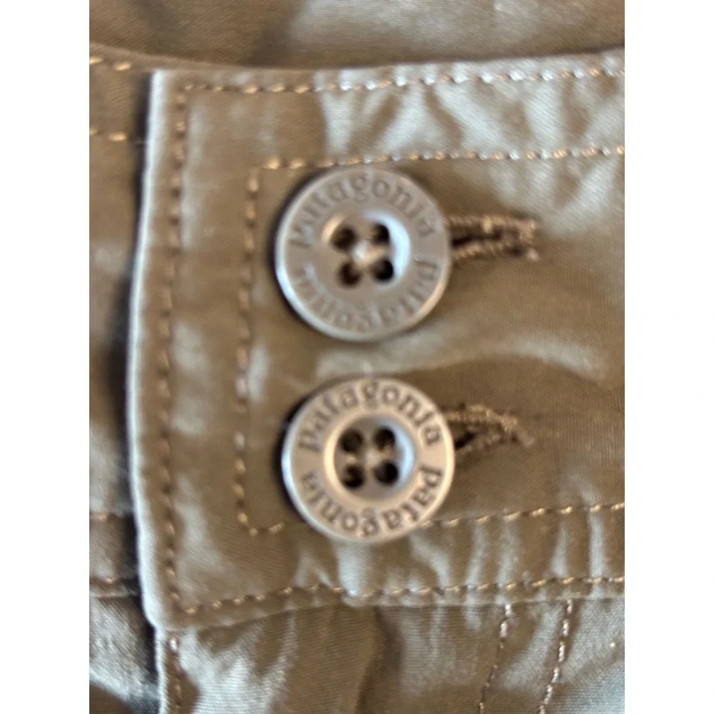 Patagonia Quandary Cargo Shorts Womens 8 Olive Green Hiking Outdoor 57246 SP12