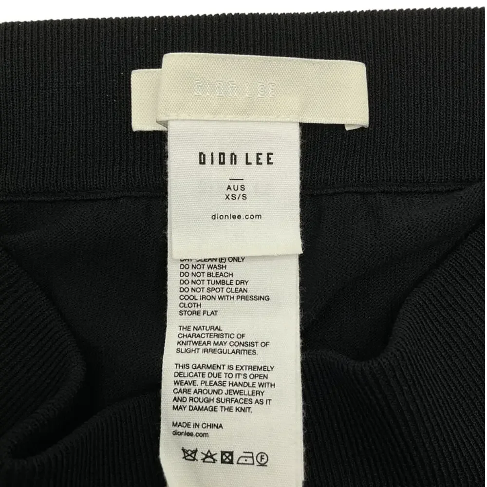 Dion Lee black open