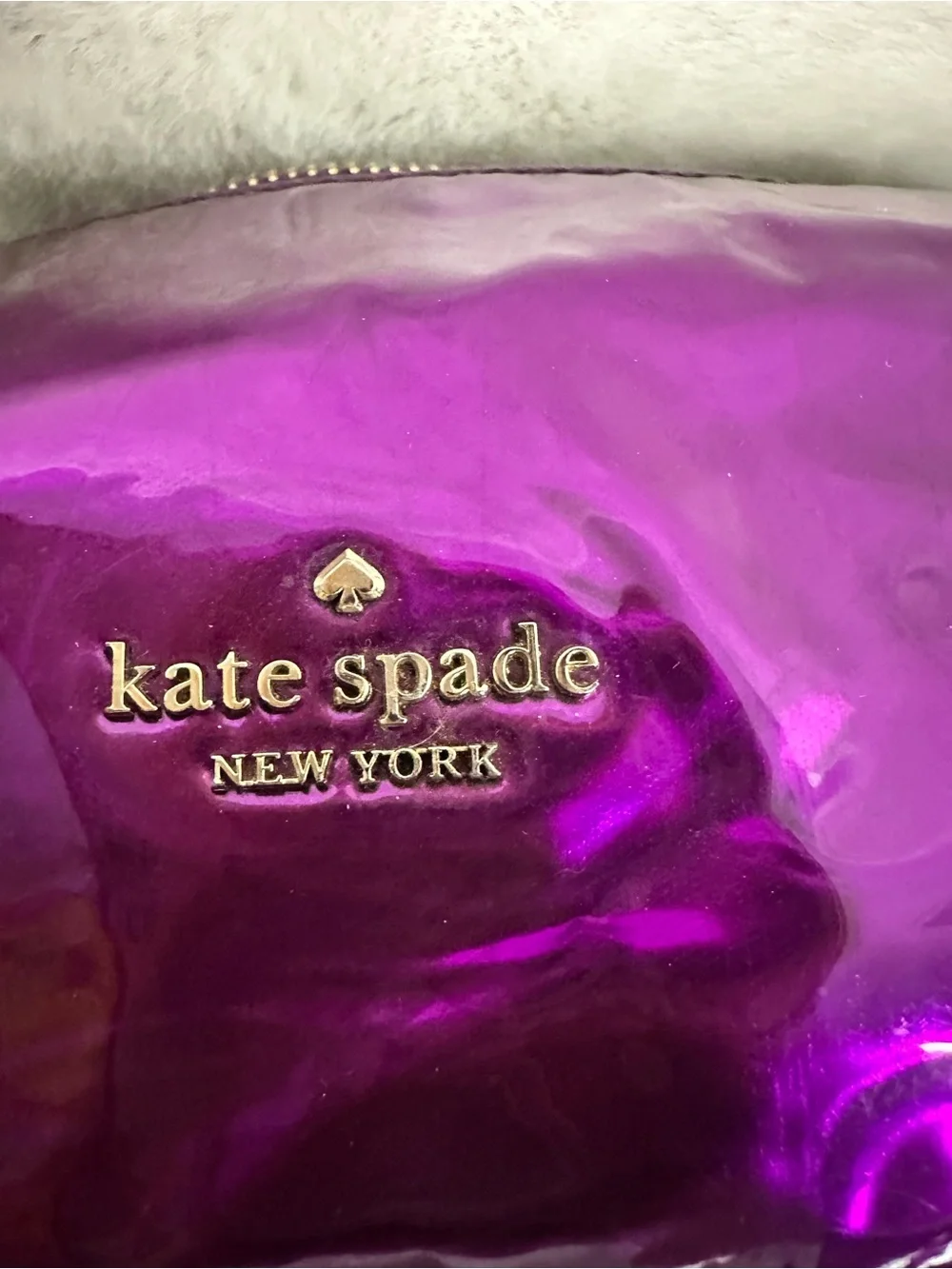 kate spade shiny metallic