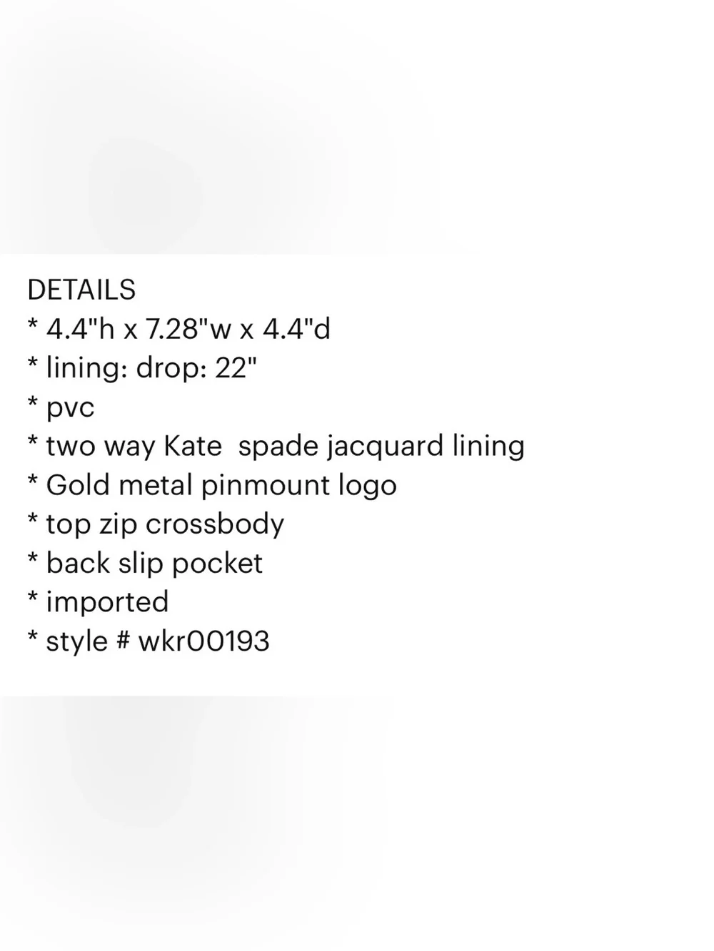 kate spade shiny metallic