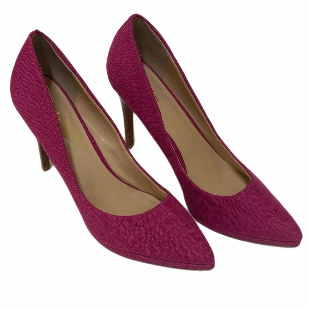 Charles by Charles David Hot pink Dopamine fabric Stiletto size 11M