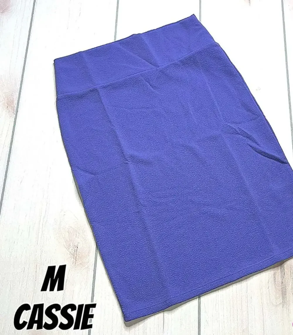 LuLaRoe Cassie Solid Royal Blue Pencil Skirt