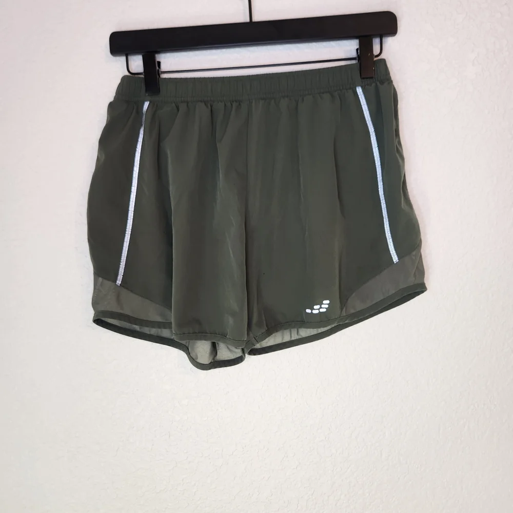 High Waisted Running Shorts with Mesh Liner Quick Dry Lightweight Gym Track Work
