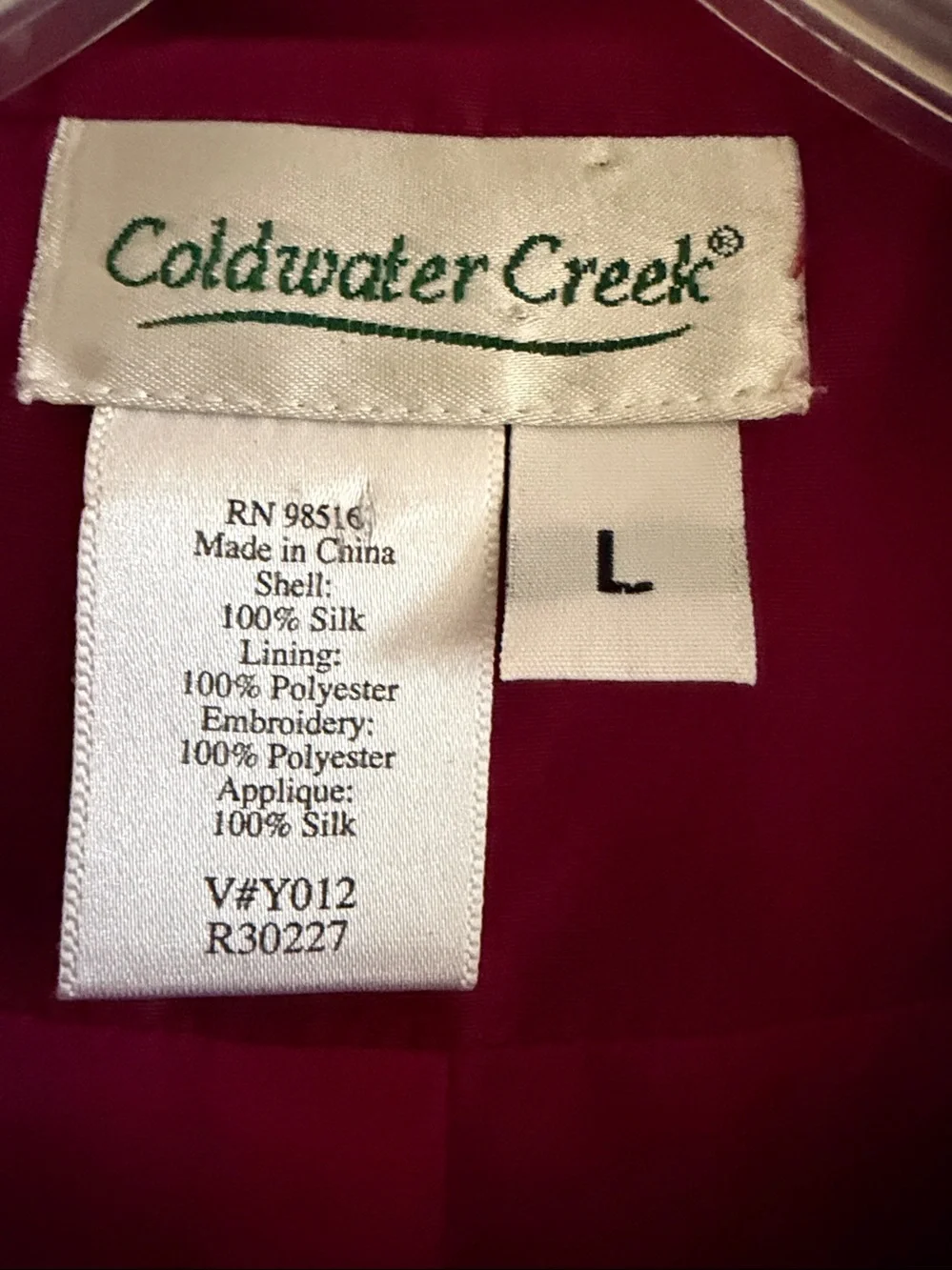 Coldwater Creek statement jacket
