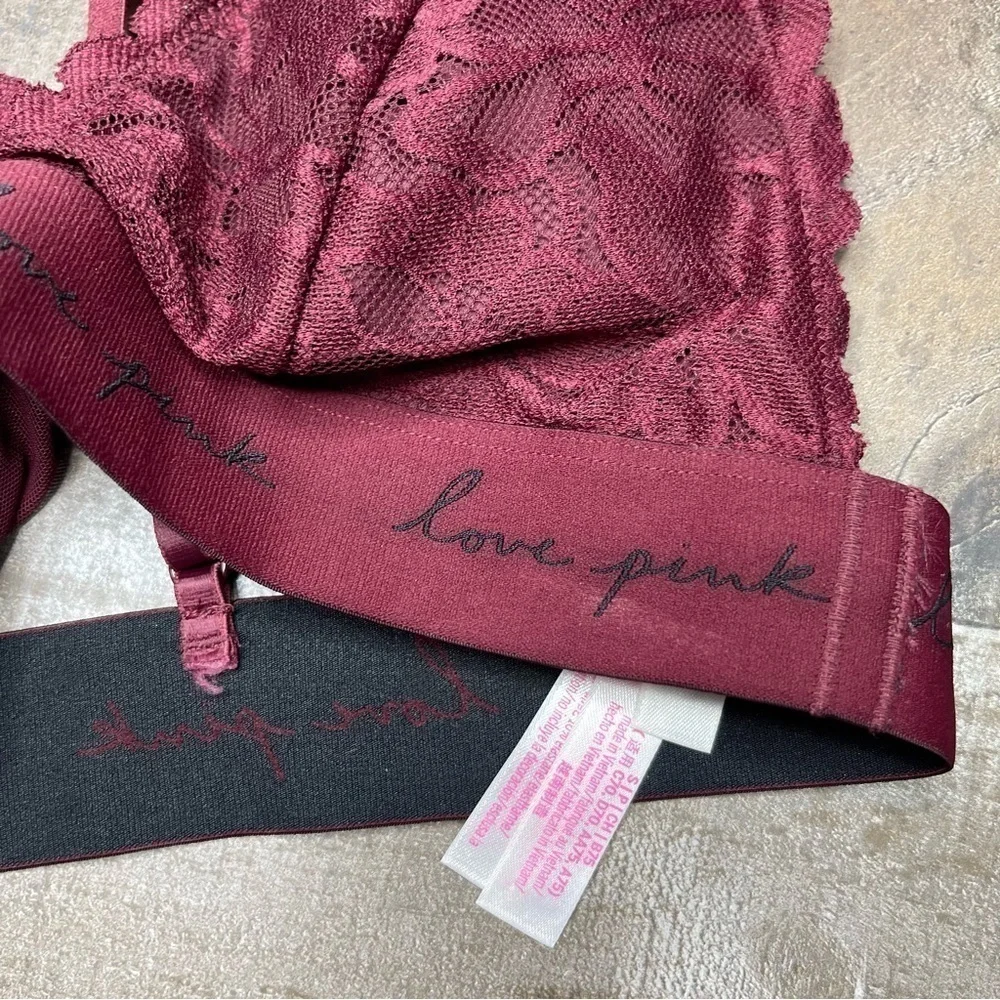 PINK Victorias Secret bralette gently