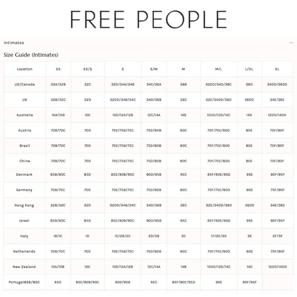 Free People bralette midnight scuba