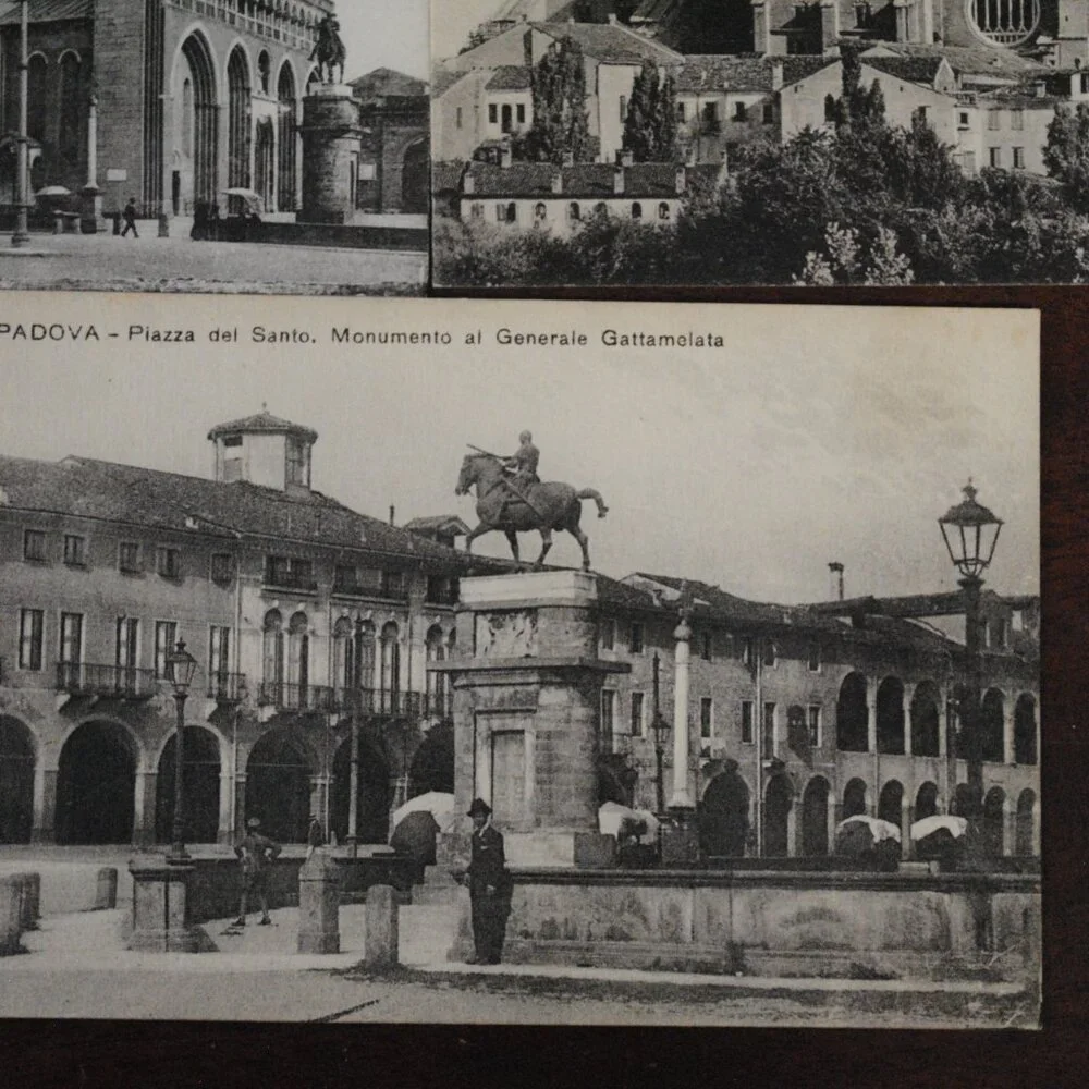 Lot of 7 Antique/Vintage 1910s-1930s Padova, Italy Unused Scenic Postcards Craft