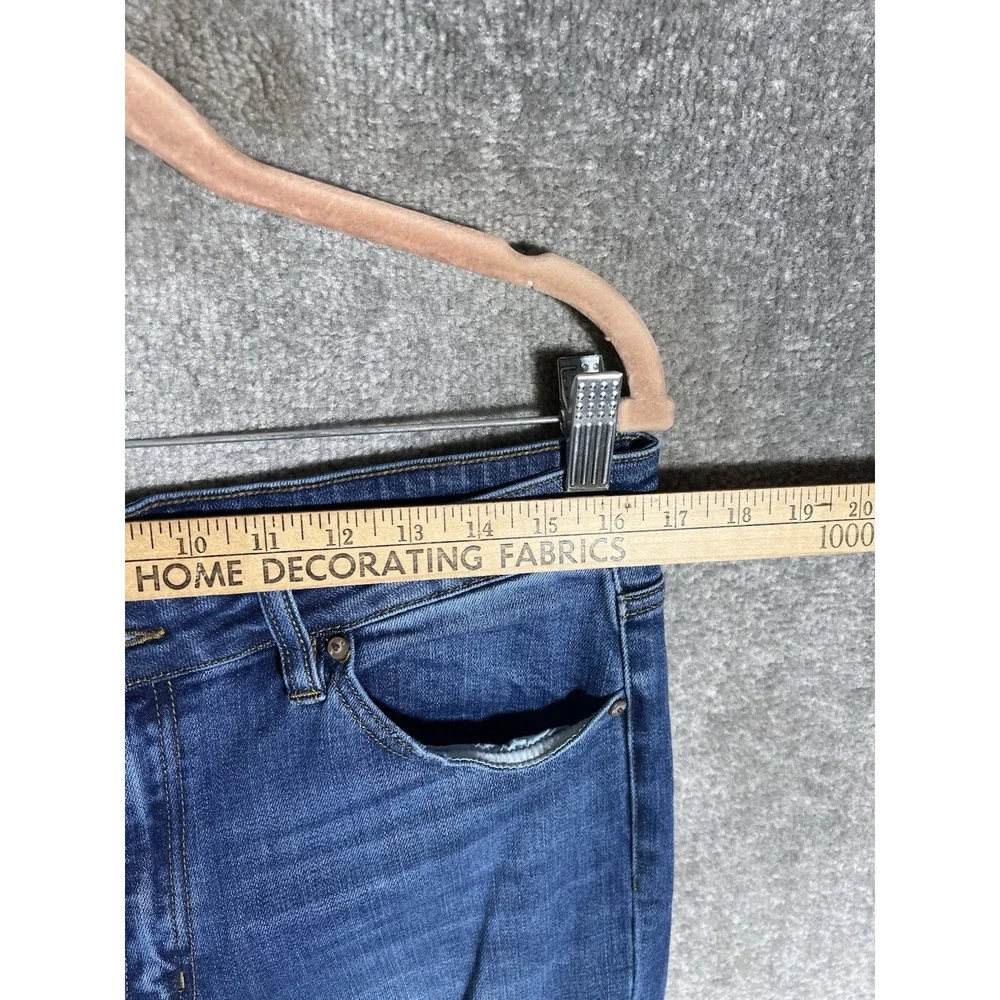 KanCan Stevie Ankle Skinny Jeans Juniors Size 13/30 Distressed Cuffed Mid Rise