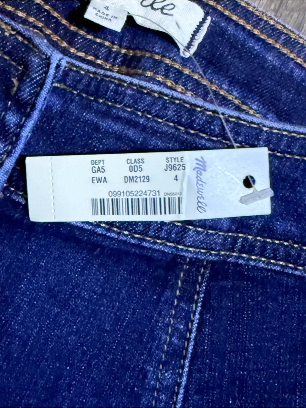Madewell new tags