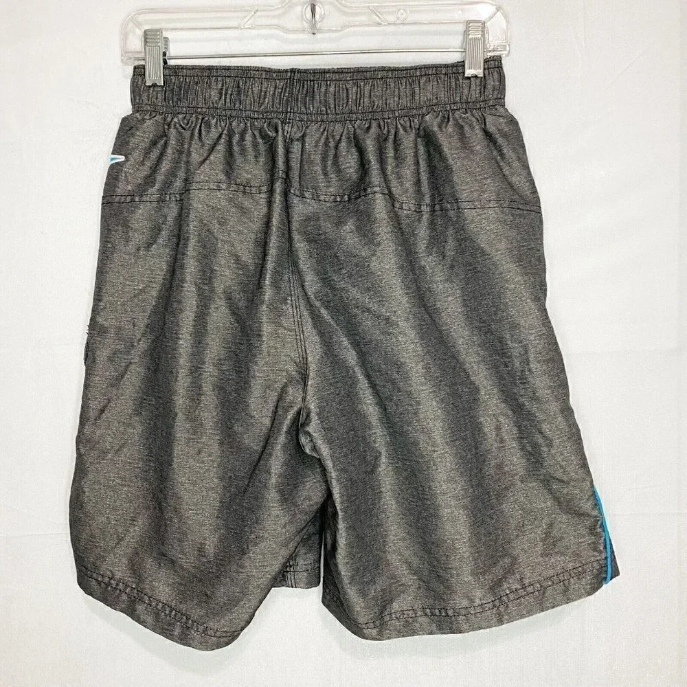 Speedo Men's Gray Aqua Board Shorts Mesh Brief Swim Trunks ~ Size Small NWOT