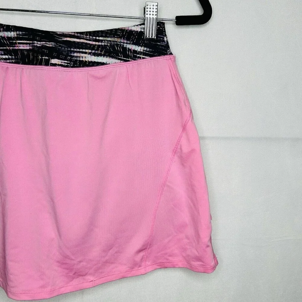 Zelos Skort Pink Size L Tiered Back Golf Tennis Pickleball