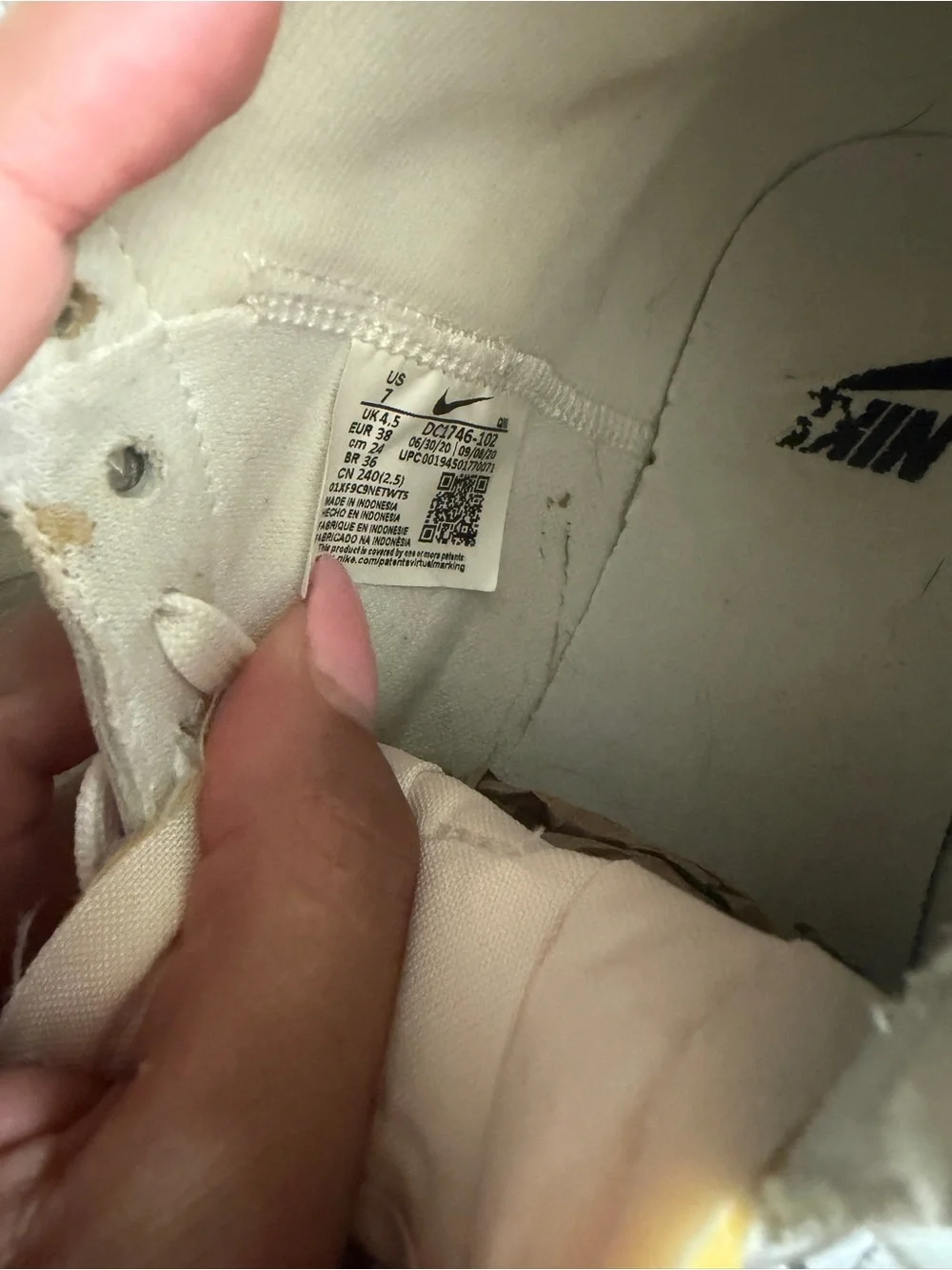 Nike branded sneaker