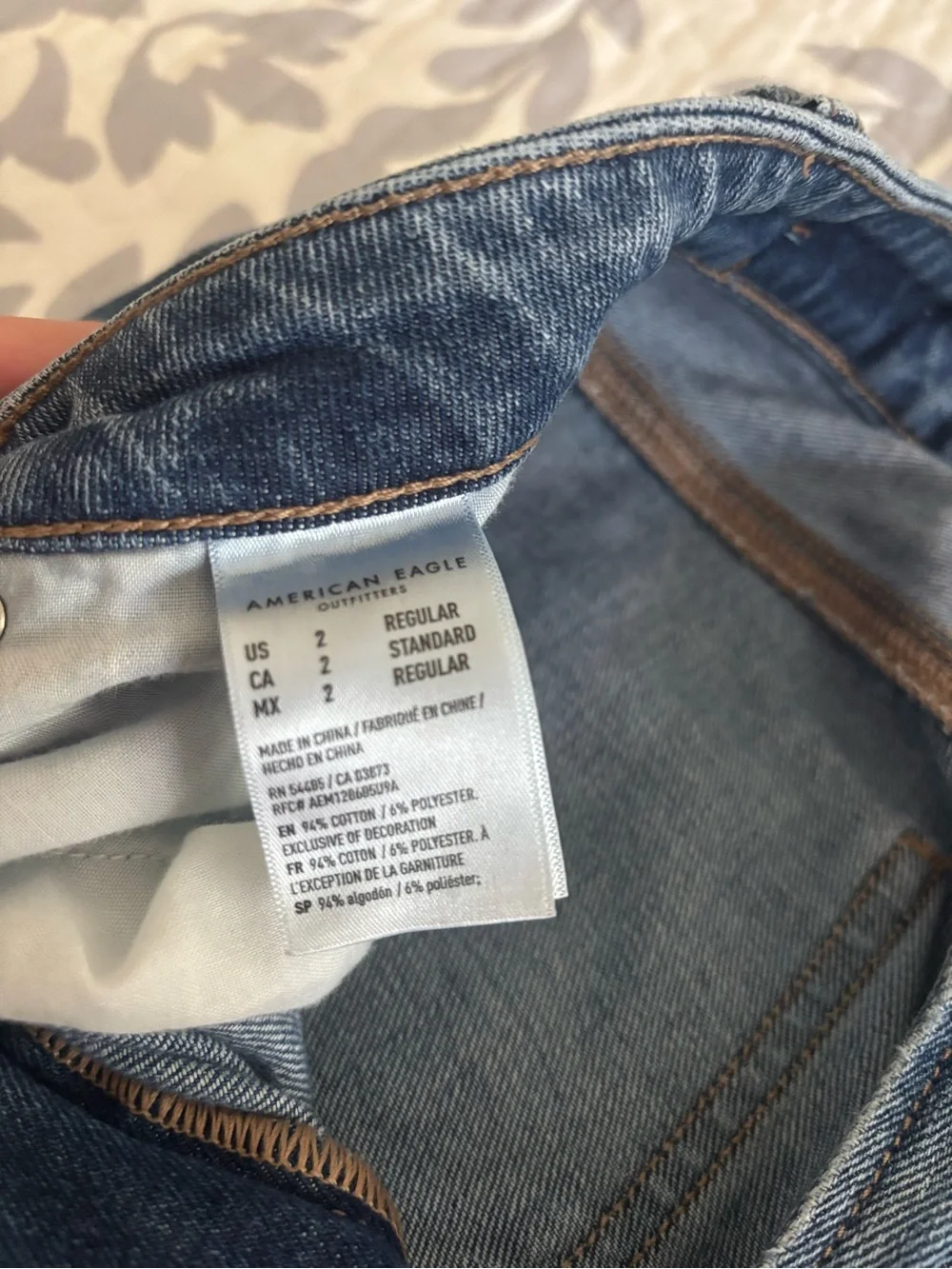 American Eagle Outfitters skinny silhouette