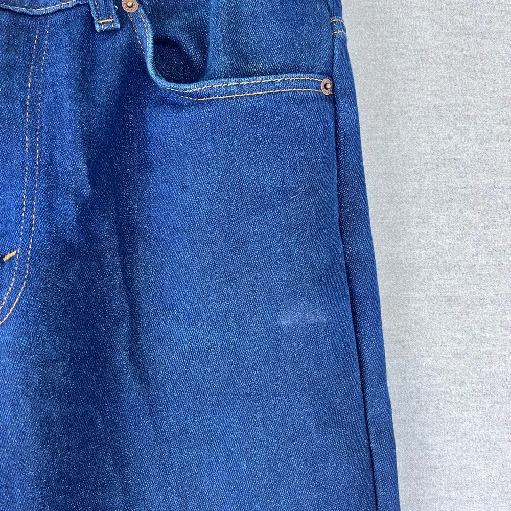 Vintage‎ Levis 505 Straight Leg Jeans Dark Wash Blue Denim Mens 32x29