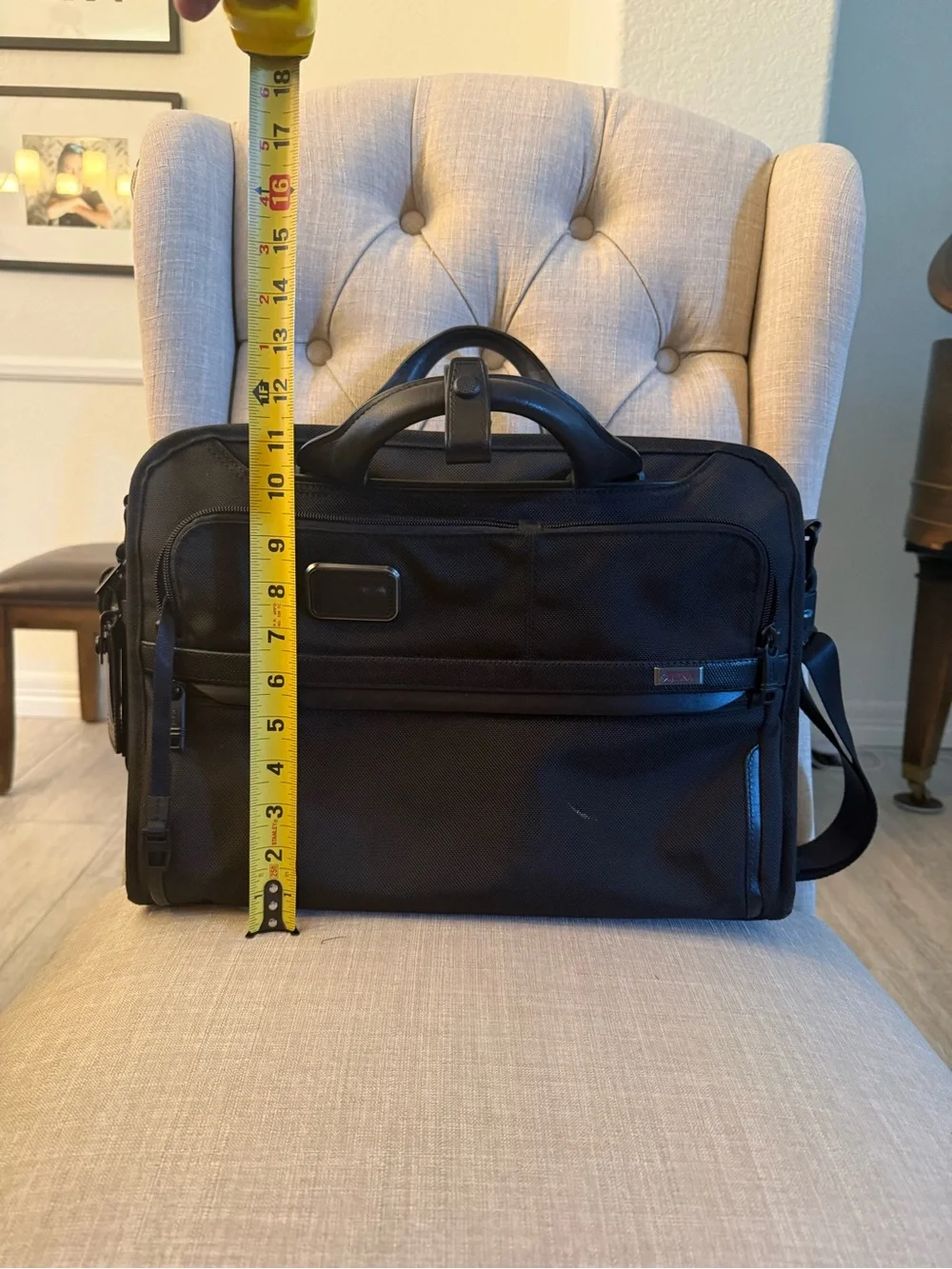 Tumi sleek briefcase