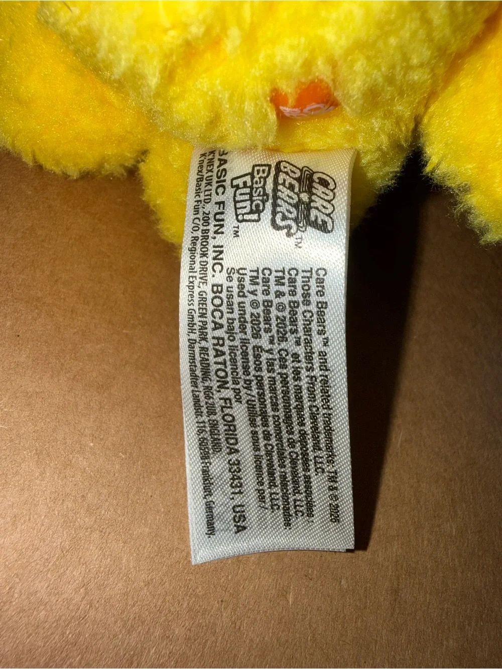 Care Bears soft sunny