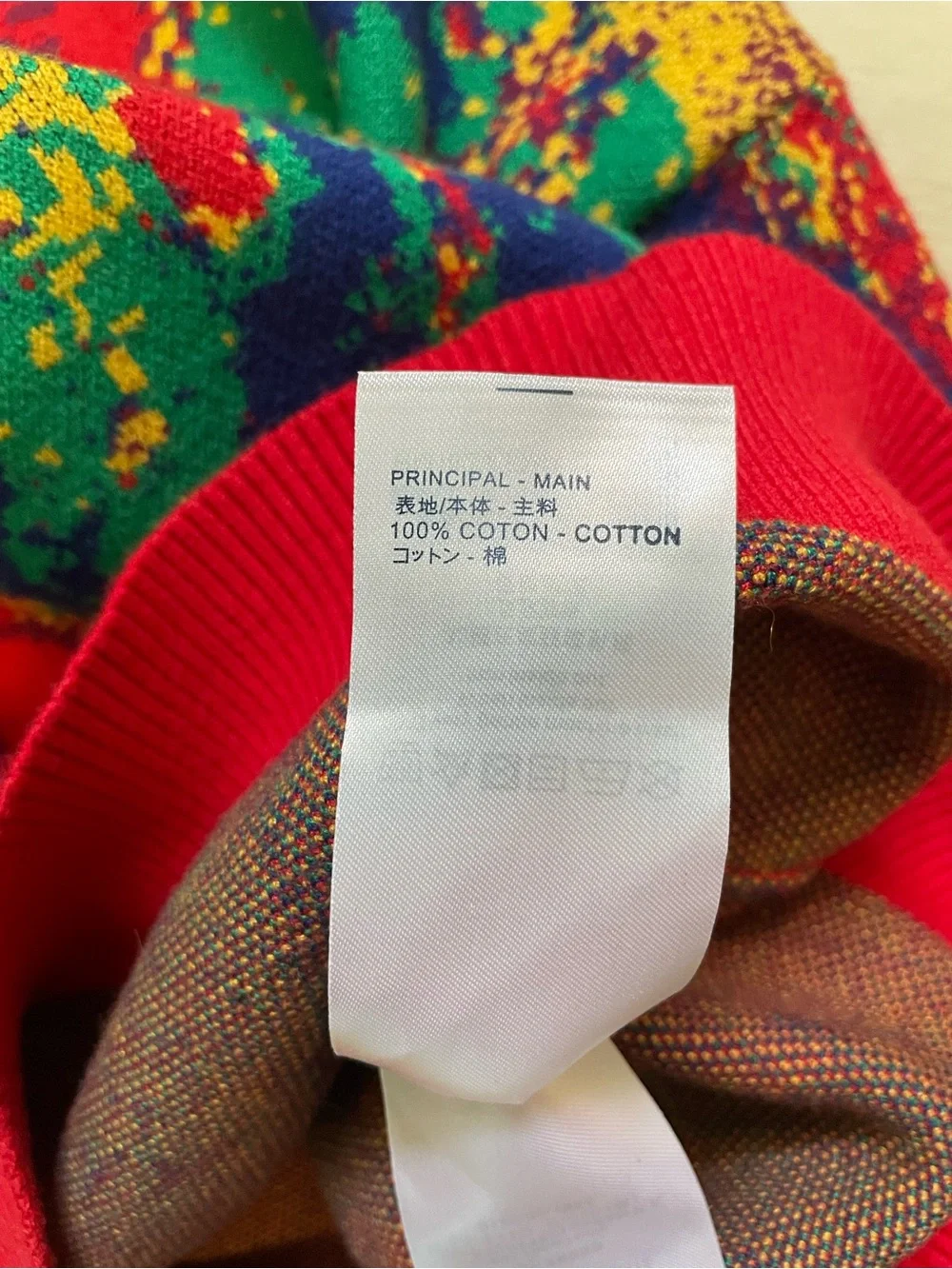 Louis Vuitton “Heat Map” Crewneck Sweater - Red/Green/Blue/Yellow