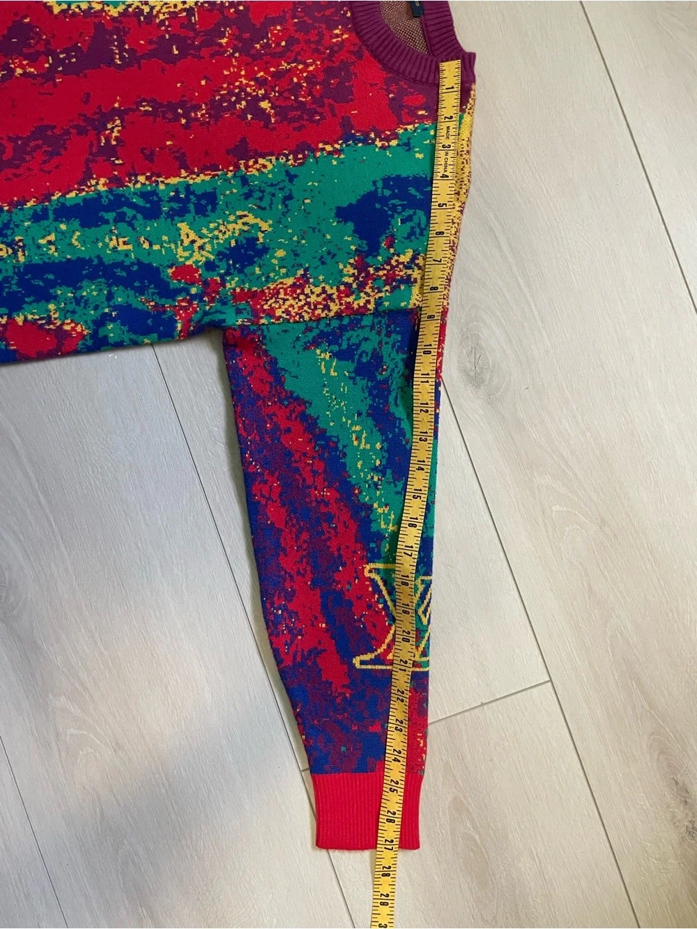 Louis Vuitton “Heat Map” Crewneck Sweater - Red/Green/Blue/Yellow