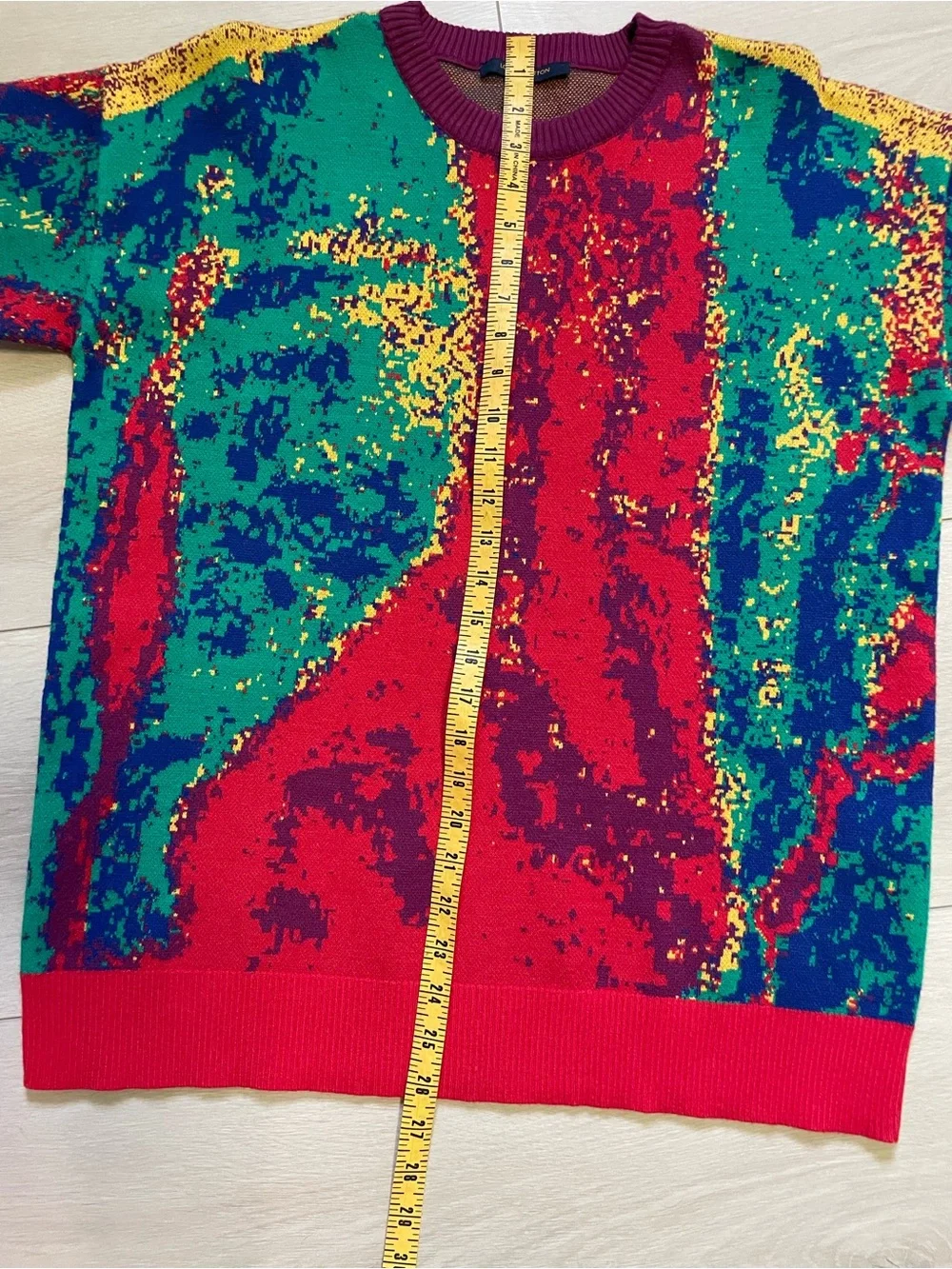 Louis Vuitton “Heat Map” Crewneck Sweater - Red/Green/Blue/Yellow