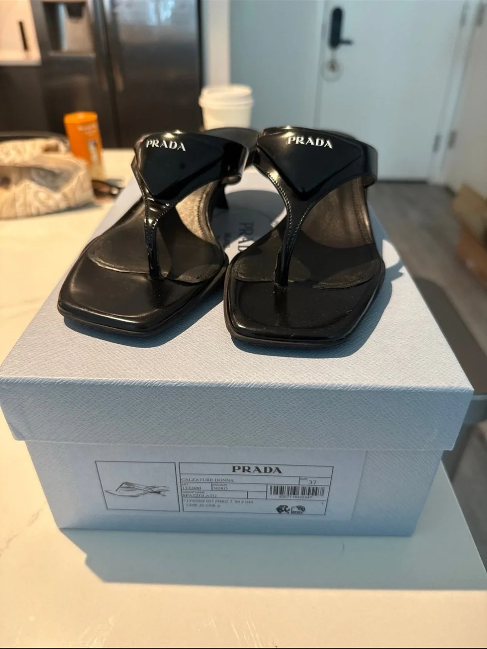 Prada iconic logo