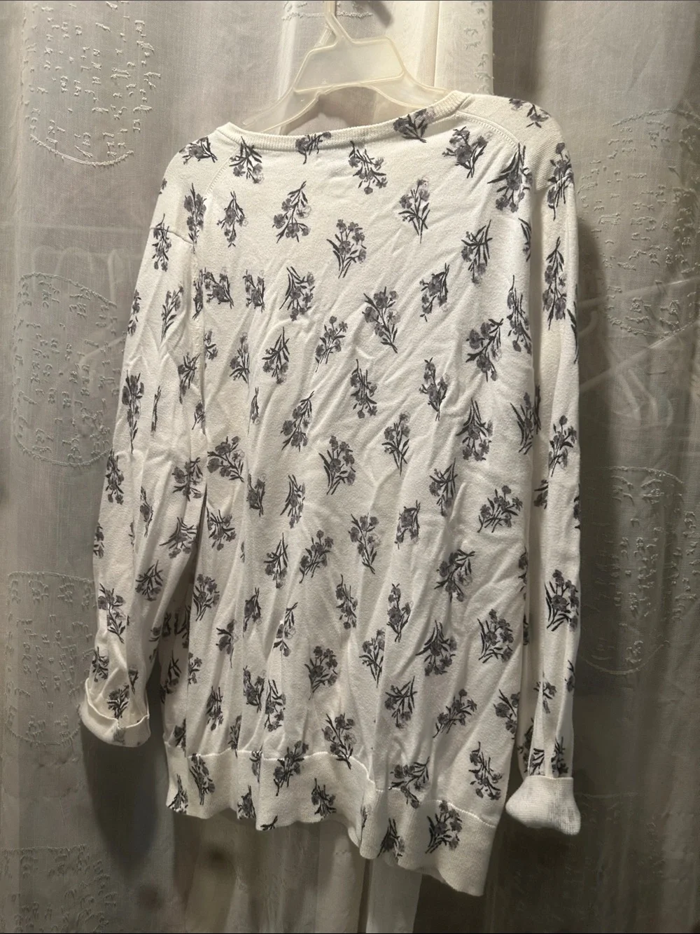 Lands End gray end lightweight