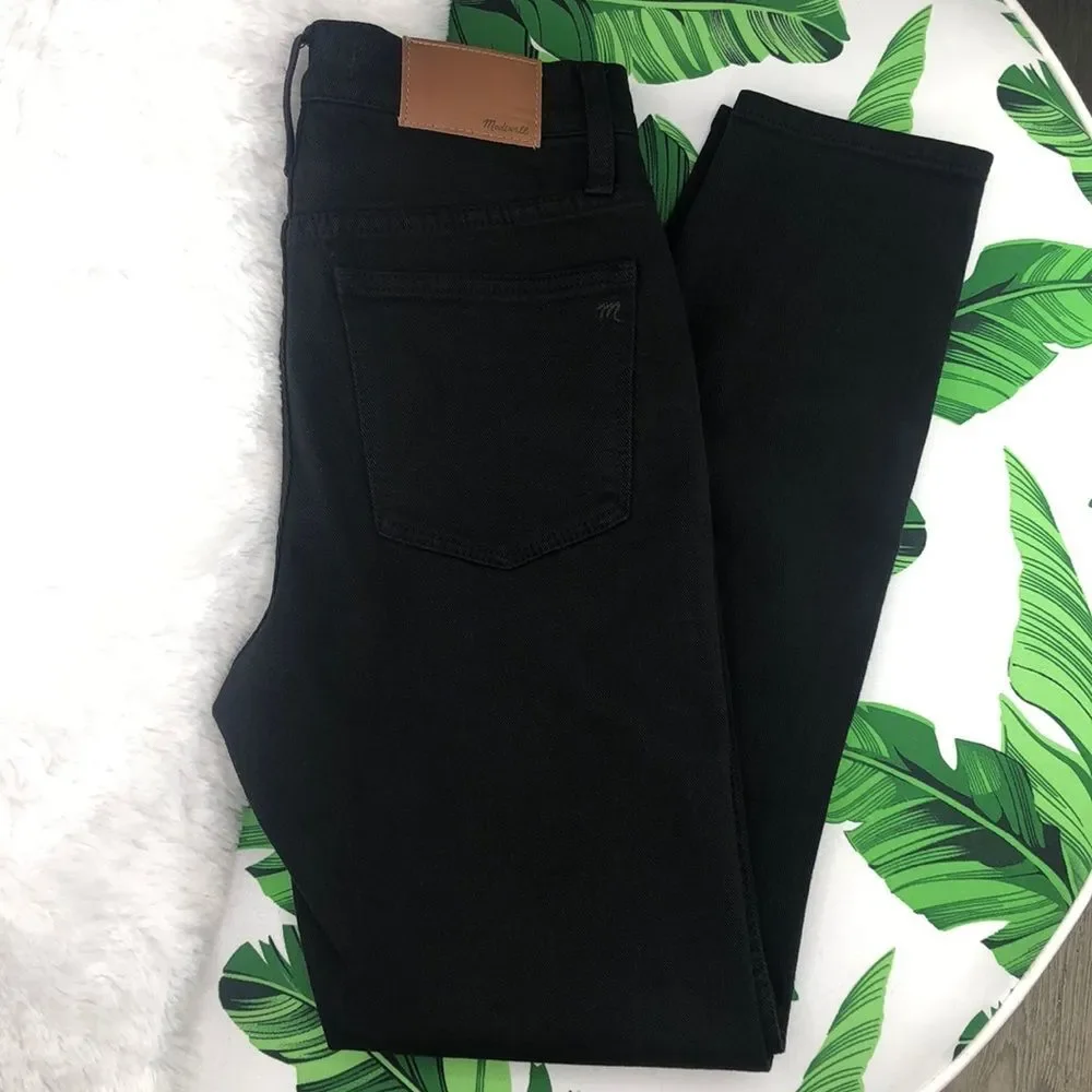 Madewell Women’s High Rise Black Skinny Jeans 24 NWT