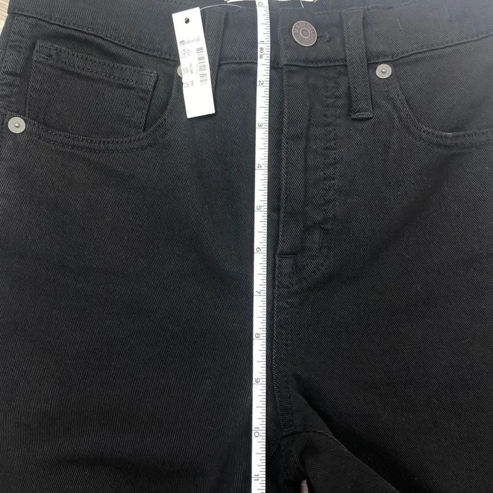 Madewell Women’s High Rise Black Skinny Jeans 24 NWT