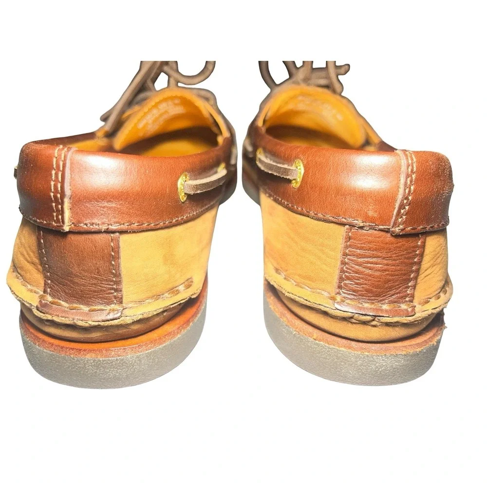 Sperry Gold Cup Authentic Original Boat Shoes Mens 10.5 M Tan Brown STS10216