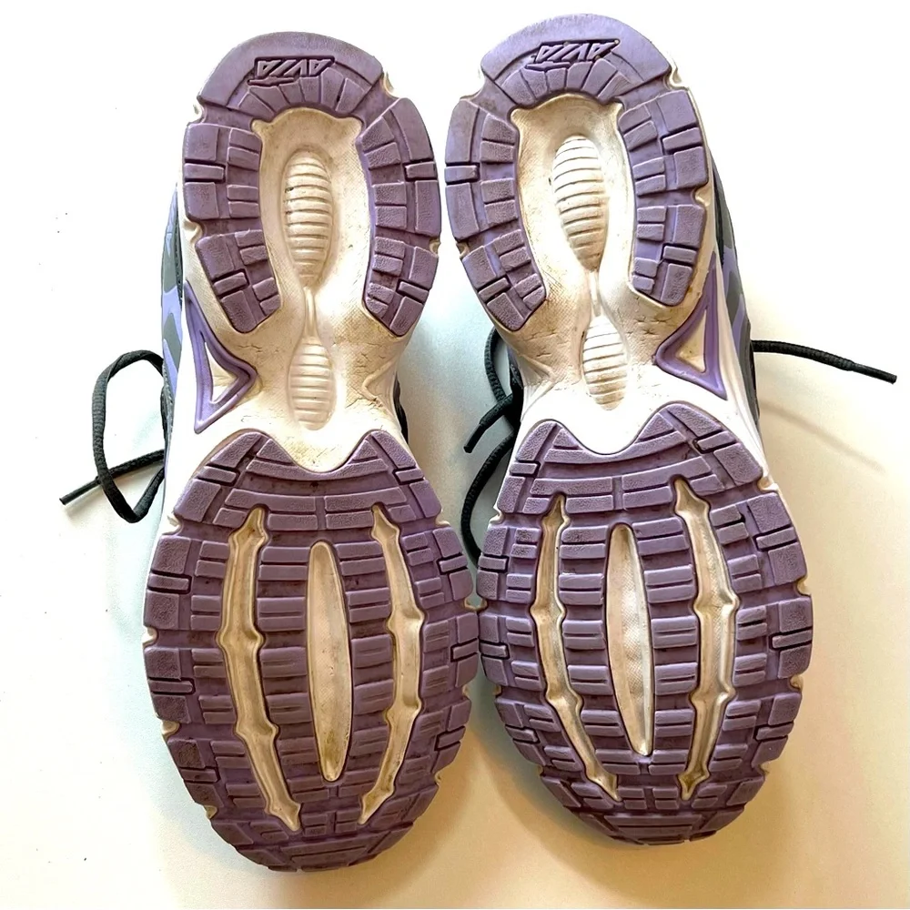 Avia Women's AVI-ENDEAVOR Running Shoes Black  Iron Grey and Lavender Size 9