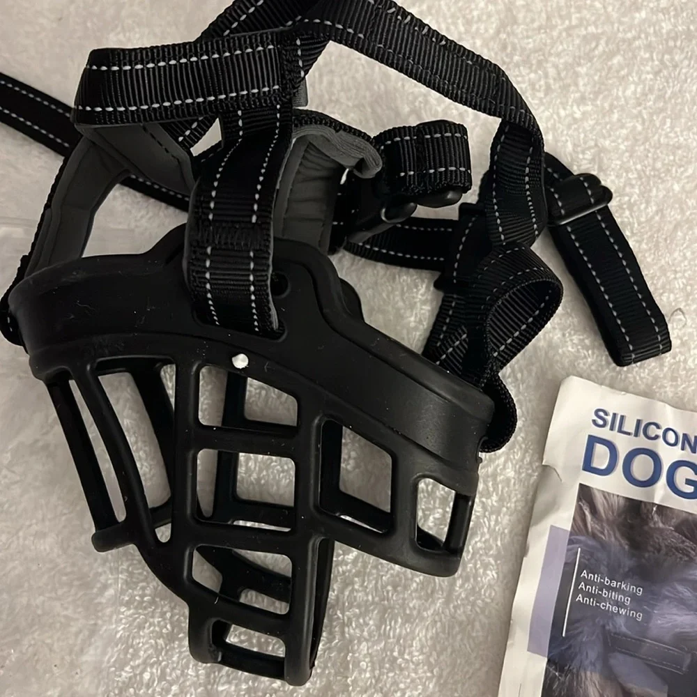 Barkless dog muzzle