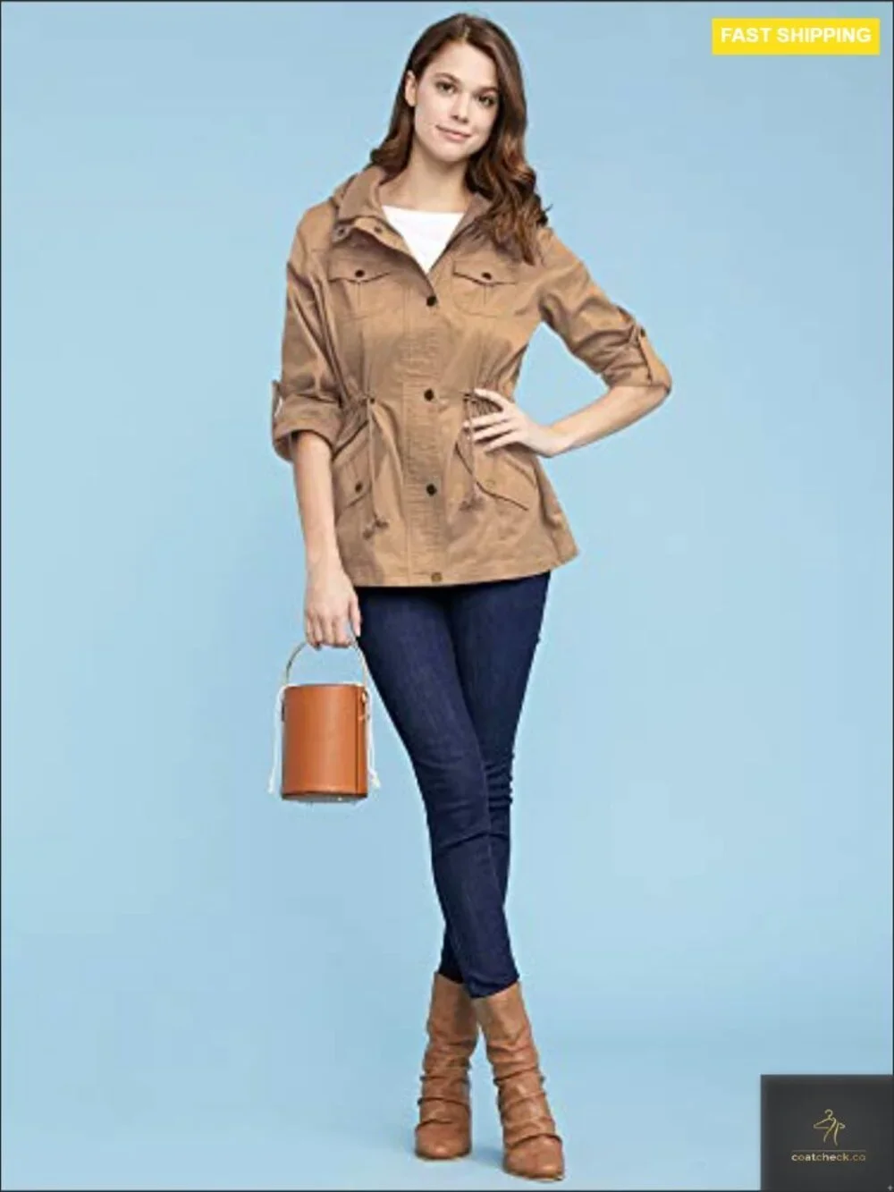 Military Anorak Jacket Lightweight Detachable Hooded Safari Utility Parka