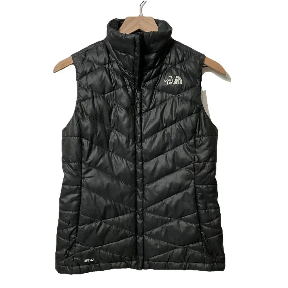The North Face Women’s 550 Goose Down Vest Puffer Black XS