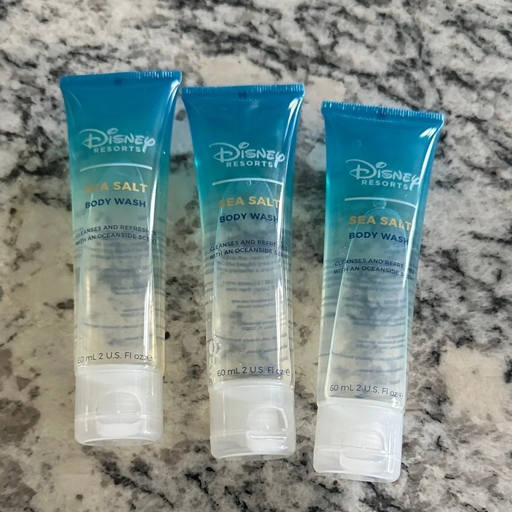 Disney Resorts 3 Sea Salt Body Wash NEW