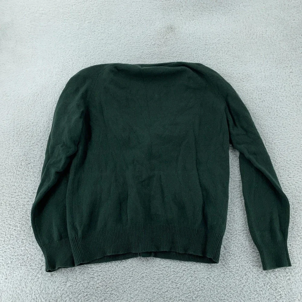Vtg Woodstock International by Bernard Sweater Mens M Green Lambswool Cardigan‎