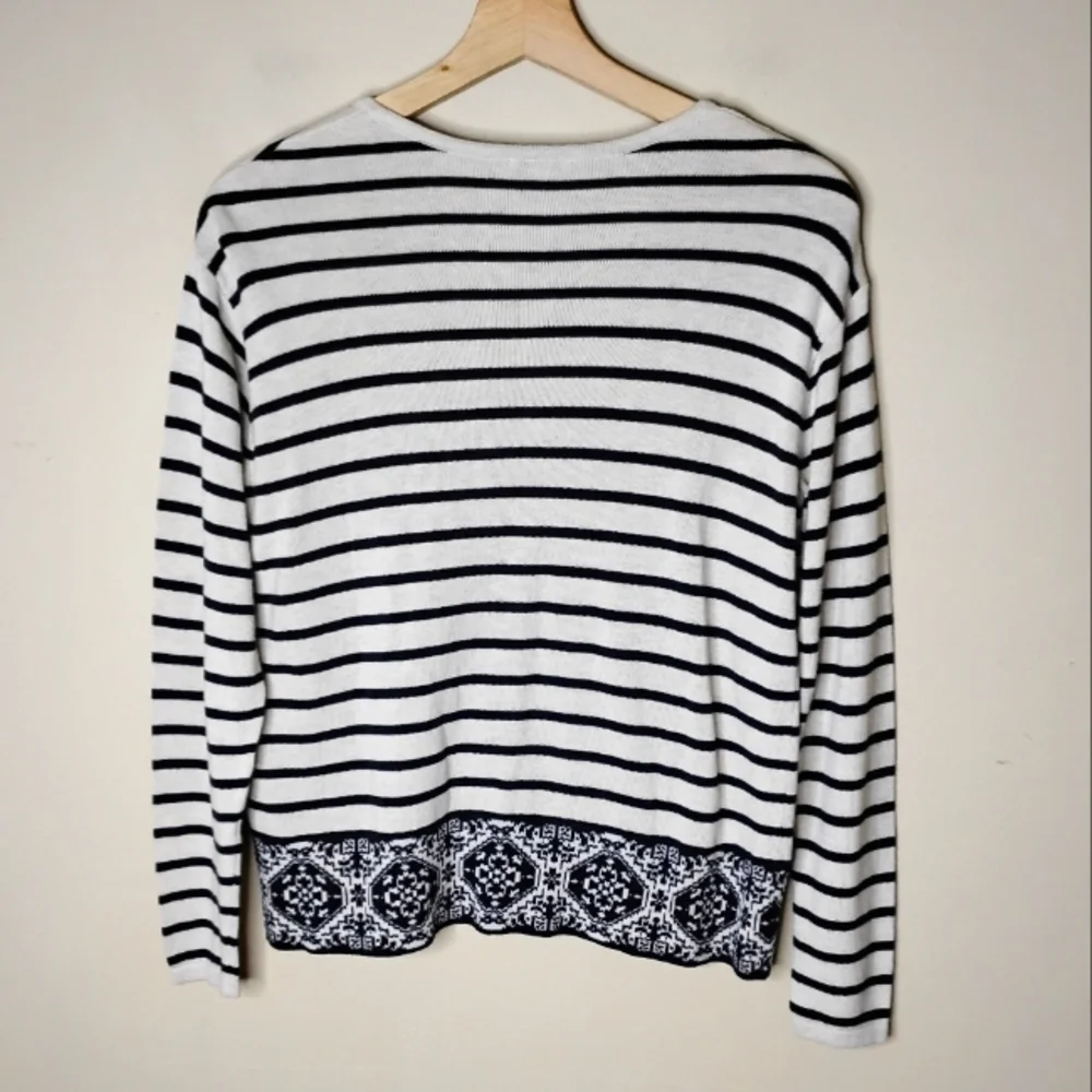 J. Jill striped knit