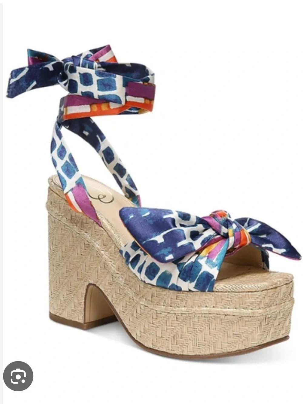 Sam Edelman Patterned Tula Platform Sandals