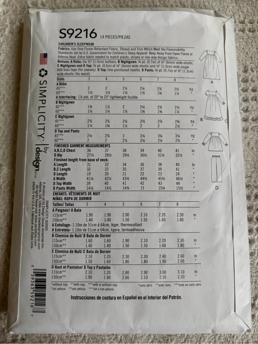 Simplicity closet sewing