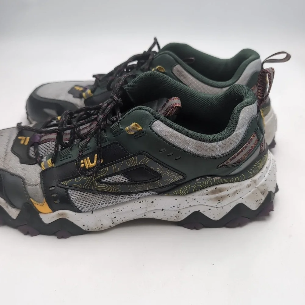 Fila Oakmont TR‎ Mid Men's Sneakers Green Hiking 11.5 Men's Outdoor