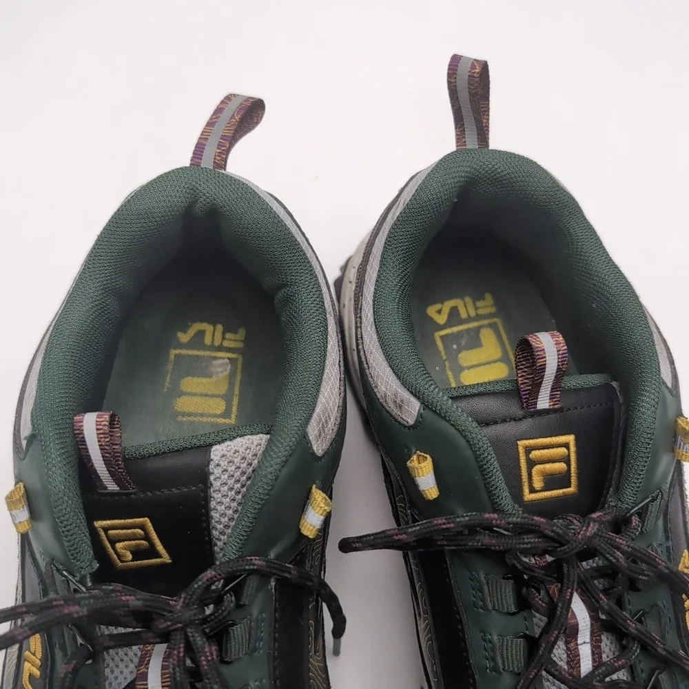 Fila Oakmont TR‎ Mid Men's Sneakers Green Hiking 11.5 Men's Outdoor